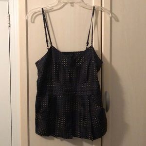 Marc by Marc Jacobs black silk tank top